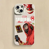 Marvel Movie Avengers Spider Man ShockProof Phone Case For iPhone 15 14 13 Series
