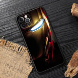 Marvel Iron Man Soft Silicon Case For iPhone 15 14 13 Series