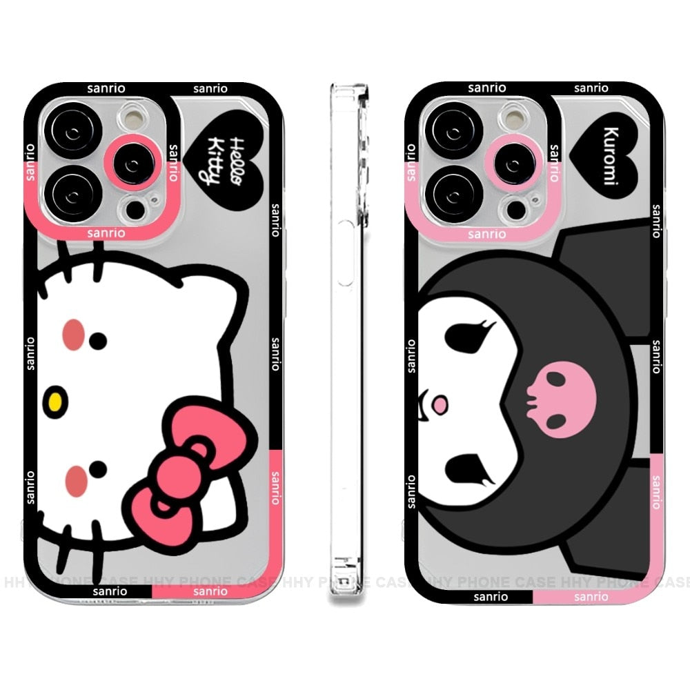 Hello Kitty Sanrio Kuromi Melody Silicone Case For iPhone 14 13 12 ser – Bestie Phone Hello Kitty Sanrio Kuromi Melody Silicone Case For iPhone 14 13 12 ser – Bestie Phone