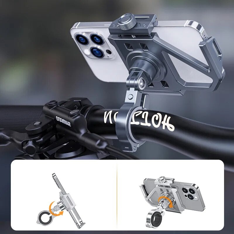 Aluminum Alloy Metal Bicycle Motorcycle Non-Slip Adjustable Universal –  Bestie Phone