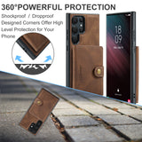 Magnetic Leather Wallet Card Solt Case For Samsung Galaxy S23 Series