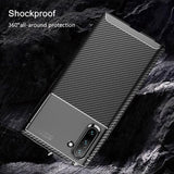 Luxury Carbon Fiber Bumper For Samsung Galaxy Note 10 Note 10 Note 10 Pro Note 9