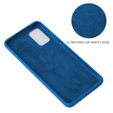 Silky Silicone Cover High Quality Soft Touch Back Protective Case for Galaxy S20 Series