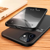 Car Holder Shockproof PU Leather Case For Apple iPhone 13 12 11 Series