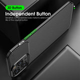 Silicone Carbon Fiber Shockproof Case for iPhone 15 14 13 12 Series