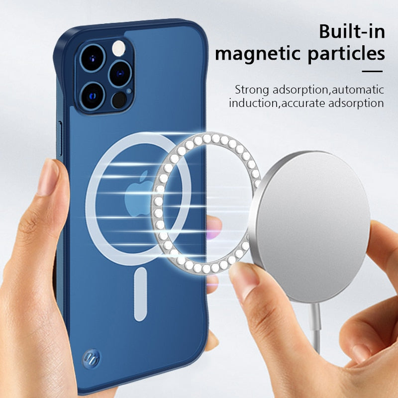 Multifunctional Phone Cover, Magnetic Closure Anti Fingerprint