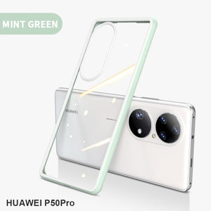 Lens Protection PC+TPU Transparent Case For Huawei P50 Mate 30 Series