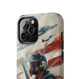 New US Fighter Pilot Tough Phone Case for iPhone 15 14 13 12 Series