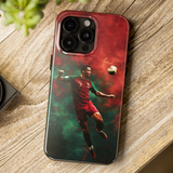 3D AI Creative Cristiano Ronaldo Tough Phone Case for iPhone 15 14 13 12 Series