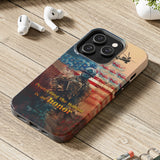 Military Personnel 'Protecting the nation is an honor' Tough Phone Case for iPhone 15 14 13 12 Series