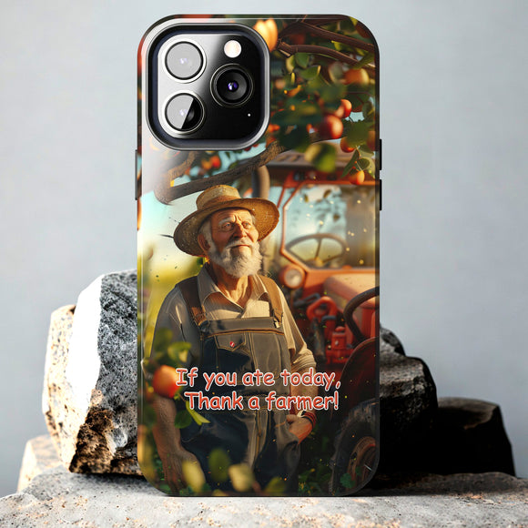 Farmer High Quality Tough Phone Case for iPhone 15 14 13 12 Series