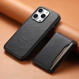 All New Detachable Magnetic Magsafe Card Holders Leather Wallet Case For iPhone 15 14 13 12 Series