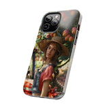 Women Farmer High Quality Tough Phone Case for iPhone 15 14 13 12 Series