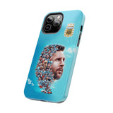 Lionel Messi Great Of All Time Tough Phone Case for iPhone 15 14 13 12 Series