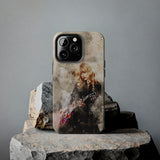 She's Playing the Guitar Passionately Featured Tough Phone Case for iPhone 15 14 13 Series