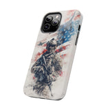 Super Tough Military Personnel With Gun High Quality Tough Phone Case for iPhone 15 14 13 12 Series
