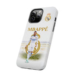 Real Madrid Kylian Mbappé Tough Phone Case for iPhone 15 14 13 12 Series
