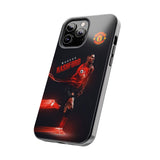 Manchester United Marcus Rashford Tough Phone Case for iPhone 15 14 13 12 Series