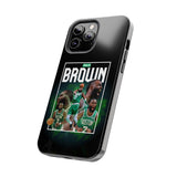 Boston Celtics Jaylen Brown Tough Phone Case for iPhone 15 14 13 12 Series