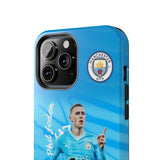 Man City Phil Foden Tough Phone Cases for iPhone 15 14 13 12 Series