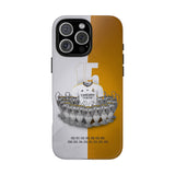 Real Madrid & 15 European Trophies Luxury Touch Phone Case for iPhone 16 15 14 13 Series