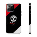 Manchester United Tough Phone Case — 'We Are United' Bold Red & Black Protective Cover for iPhone 18 17 16 15 14 13 Series