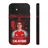 Arsenal Riccardo Calafiori Luxury Touch Phone Case for iPhone 15 14 13 12