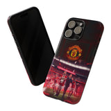 Manchester United Win FA Cup 2024 Luxury Tough Phone Case for iPhone 15 14 13 12 Series