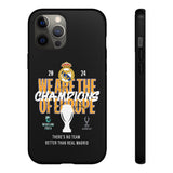 Real Madrid Wins 2024 UEFA Super Cup Luxury Phone Case for iPhone 15 14 13 Series