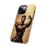 Warrior Cristiano Ronaldo High Quality Tough Phone Cases for iPhone 15 14 13 Series
