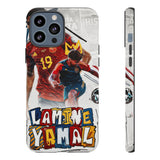 Lamine Yamal Spain Luxury Tough Phone Case for iPhone 16 15 14 13 Series