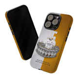 Real Madrid & 15 European Trophies Luxury Touch Phone Case for iPhone 16 15 14 13 Series