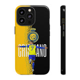 Al Nassr Cristiano Ronaldo Touch Phone Case for iPhone 16 15 14 13 Series