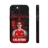 Arsenal Riccardo Calafiori Luxury Touch Phone Case for iPhone 15 14 13 12