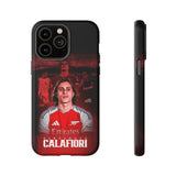 Arsenal Riccardo Calafiori Luxury Touch Phone Case for iPhone 15 14 13 12