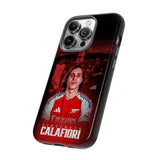Arsenal Riccardo Calafiori Luxury Touch Phone Case for iPhone 15 14 13 12