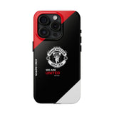 Manchester United Tough Phone Case — 'We Are United' Bold Red & Black Protective Cover for iPhone 18 17 16 15 14 13 Series