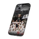 Real Madrid Champions Team Photo Phone Case – 'Tough Cases' Soccer Fan Protective Case for iPhone 17 16 15 14 13 12 Series