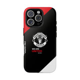 Manchester United Tough Phone Case — 'We Are United' Bold Red & Black Protective Cover for iPhone 18 17 16 15 14 13 Series