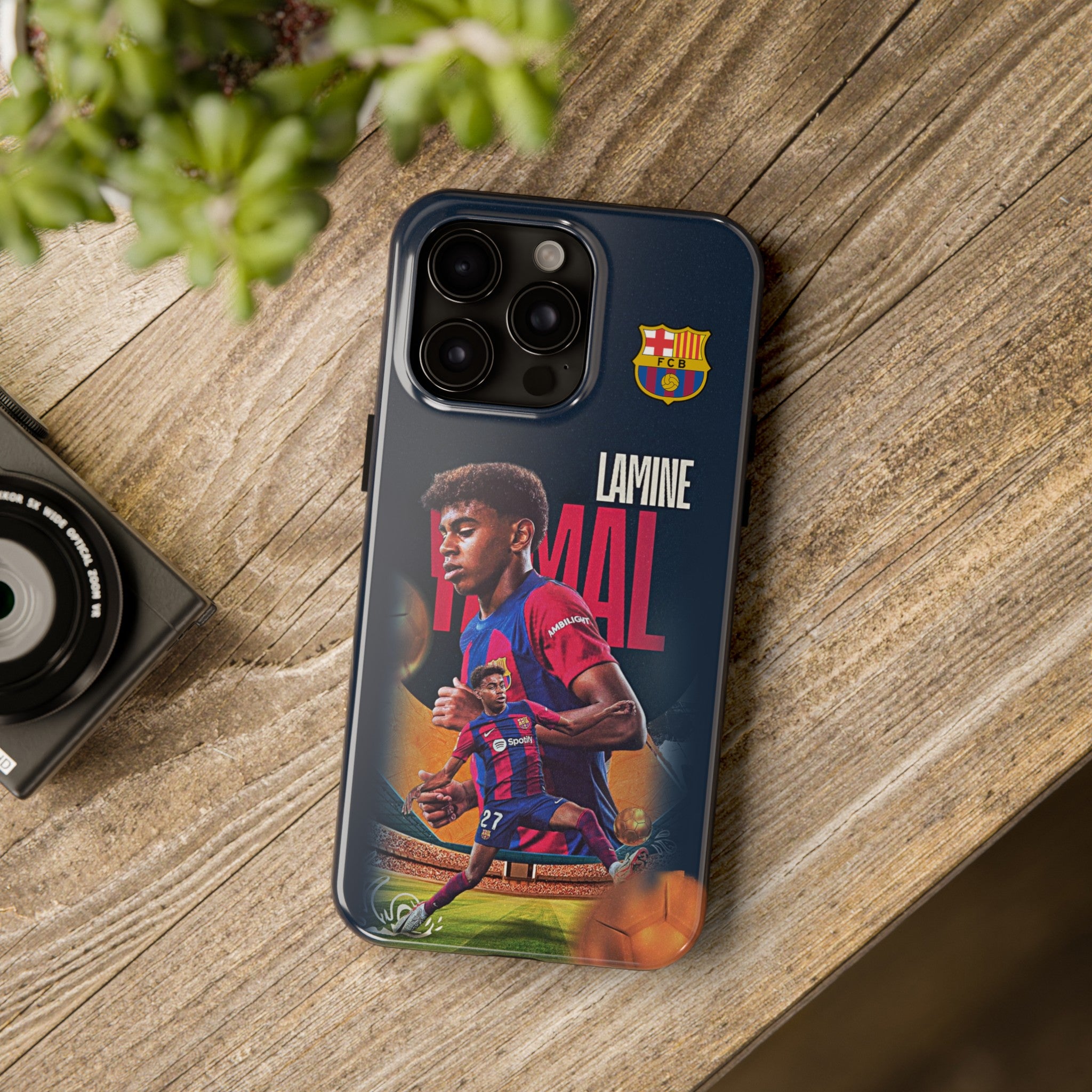 FC Barcelona Lamine Yamal Tough Phone Case for iPhone 15 14 13 12 Seri –  Bestie Phone