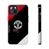 Manchester United Tough Phone Case — 'We Are United' Bold Red & Black Protective Cover for iPhone 18 17 16 15 14 13 Series