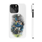 Cristiano Ronaldo Bicycle Kick Slim Phone Cases for iPhone 15 14 13 Series
