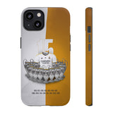 Real Madrid & 15 European Trophies Luxury Touch Phone Case for iPhone 16 15 14 13 Series