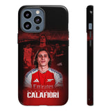 Arsenal Riccardo Calafiori Luxury Touch Phone Case for iPhone 15 14 13 12
