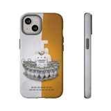 Real Madrid & 15 European Trophies Luxury Touch Phone Case for iPhone 16 15 14 13 Series