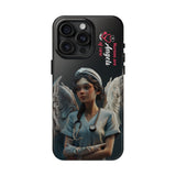 Brand New "Nurses are the angels of care" Tough Phone Case for iPhone 15 14 13 12 Series