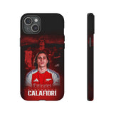 Arsenal Riccardo Calafiori Luxury Touch Phone Case for iPhone 15 14 13 12