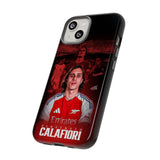 Arsenal Riccardo Calafiori Luxury Touch Phone Case for iPhone 15 14 13 12