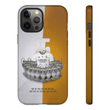 Real Madrid & 15 European Trophies Luxury Touch Phone Case for iPhone 15 14 13 12