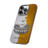 Real Madrid & 15 European Trophies Luxury Touch Phone Case for iPhone 16 15 14 13 Series